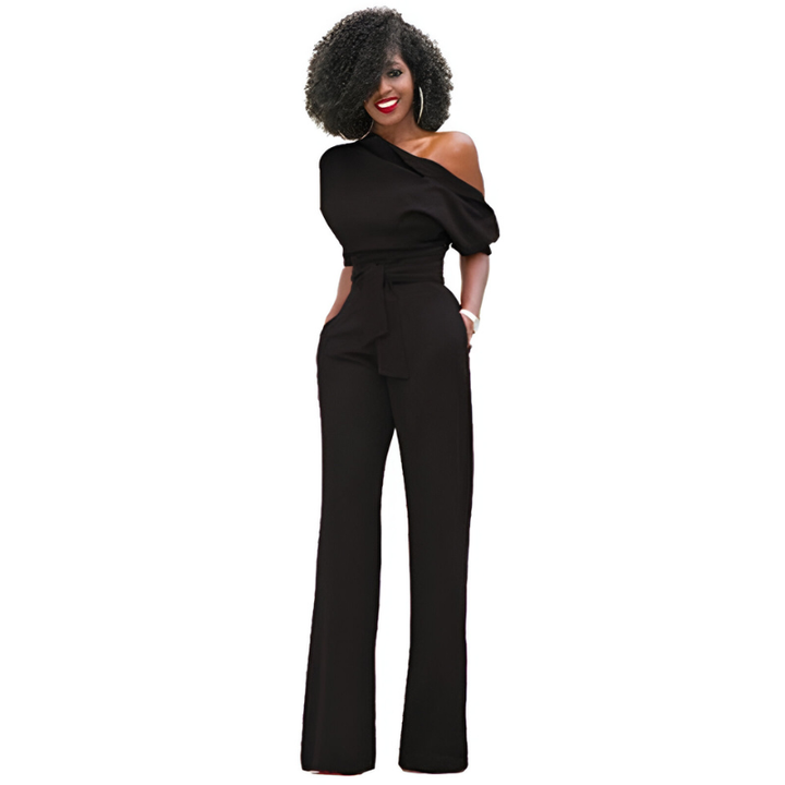 Women’s Jumpsuit | Asymmetric Formal Clothing | Evening Style Dresses
