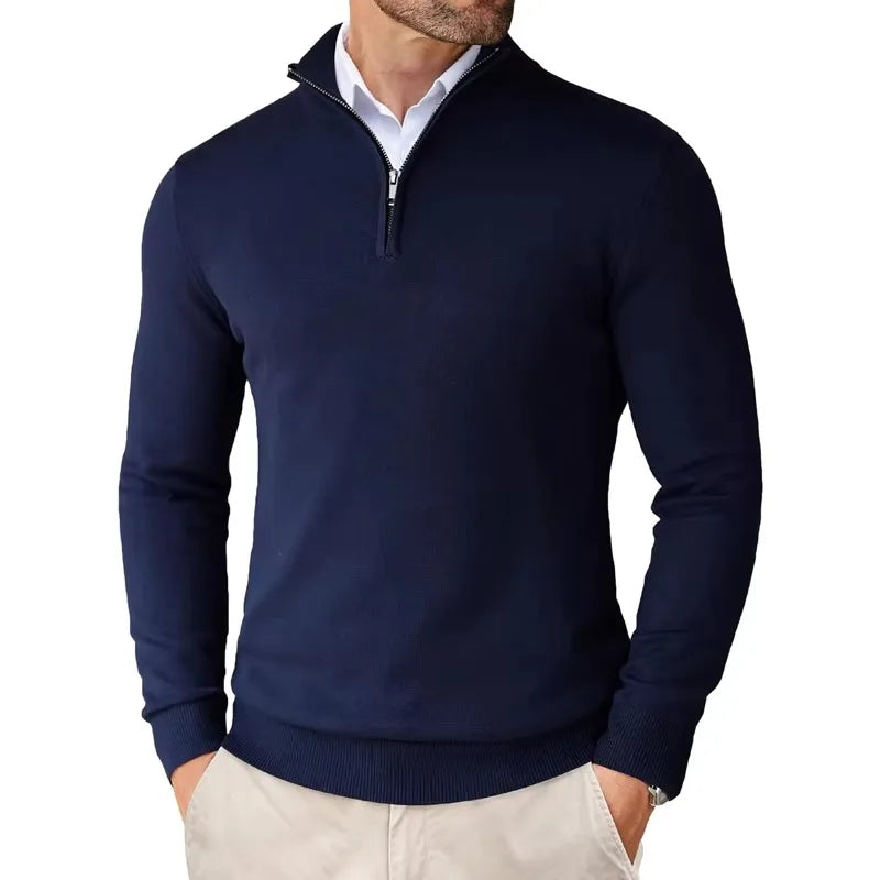 Mens Sweatshirt | Classic Half Zip Sweater  | Comfortale Mens Clothing