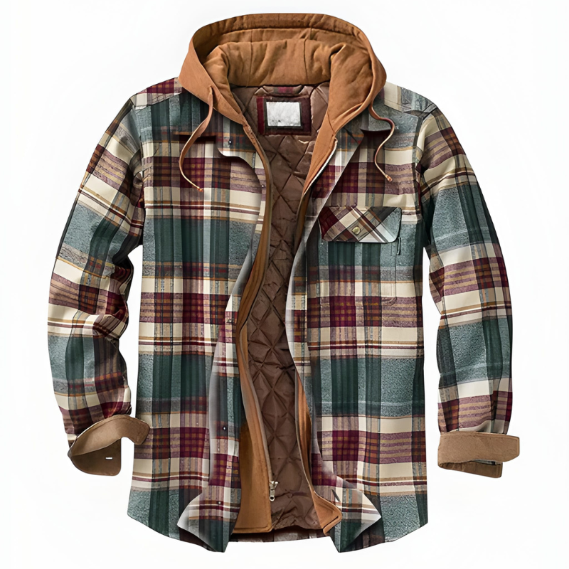 Men’s Winter Jackets | Plaid Bomber Jacket | Casual Style