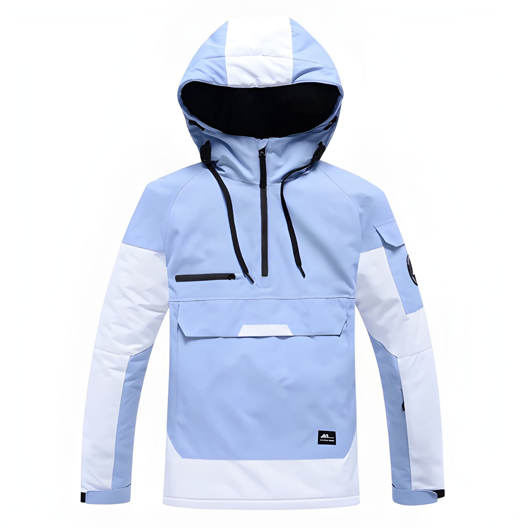 Men’s Ski Jacket | Pullover Hooded Comfort | Mens Winter Jackets