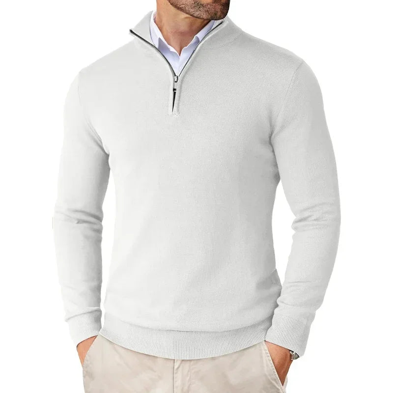 Mens Sweatshirt | Classic Half Zip Sweater  | Comfortale Mens Clothing