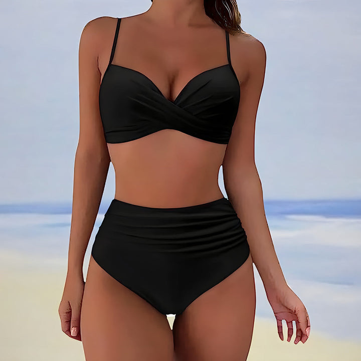Bikini set for women | High waist & Push Up | Thin straps & Backless | Two-piece swimsuit