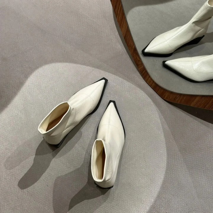 Ankle Boots Women | Pointed Toe Shoes | Elegant Winter Style