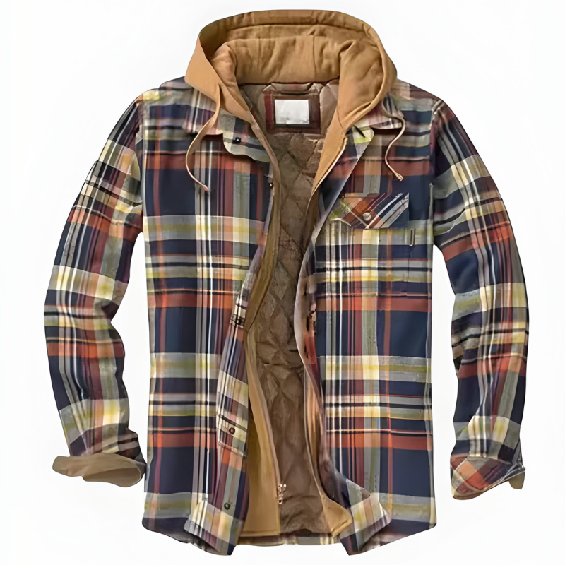Men’s Winter Jackets | Plaid Bomber Jacket | Casual Style