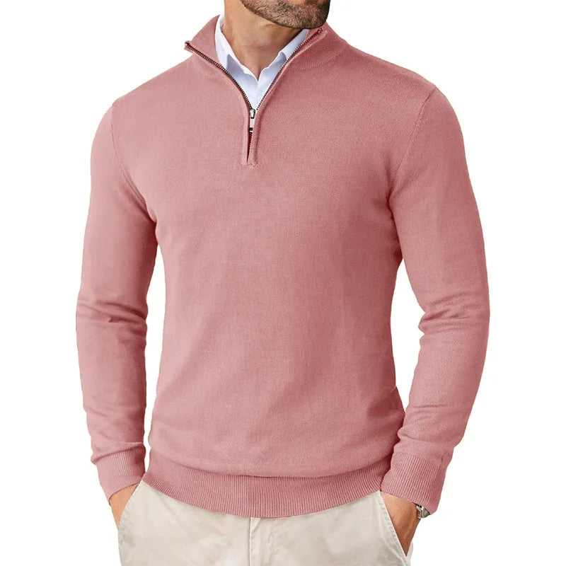 Mens Sweatshirt | Classic Half Zip Sweater  | Comfortale Mens Clothing