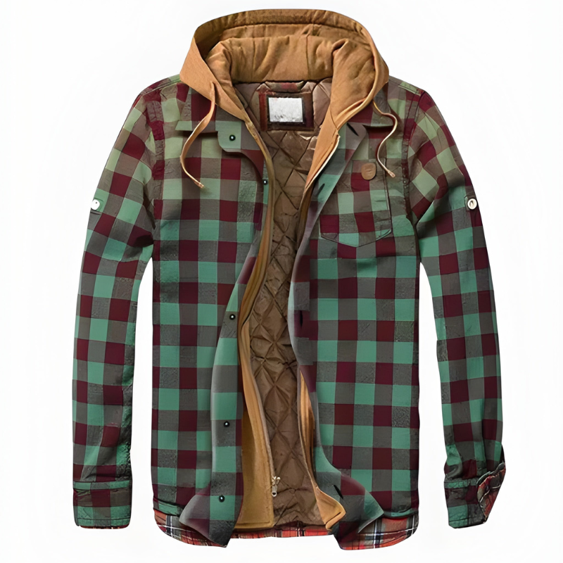 Men’s Winter Jackets | Plaid Bomber Jacket | Casual Style