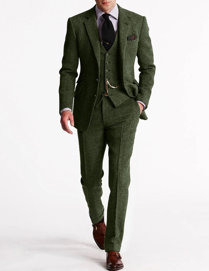 Men’s Set | Elegant Three Piece Suit | Formal Mens Clothing