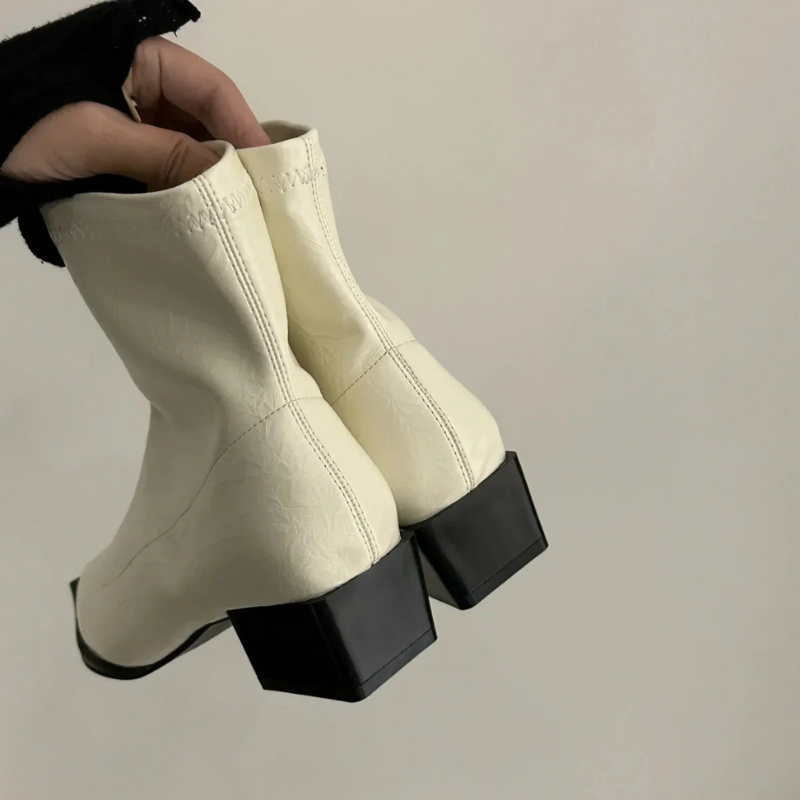 Ankle Boots Women | Pointed Toe Shoes | Elegant Winter Style