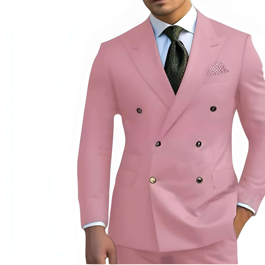 Men's Set | Double Breasted Tailored | Formal Mens Clothing