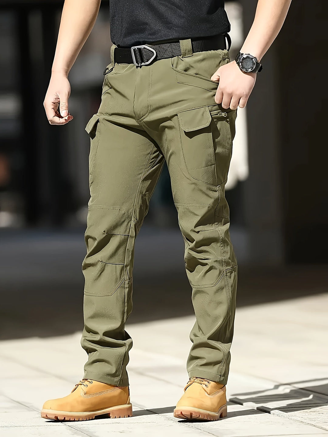 Mens Cargo Trousers | Modern Pocket Design | Casual Mens Clothing