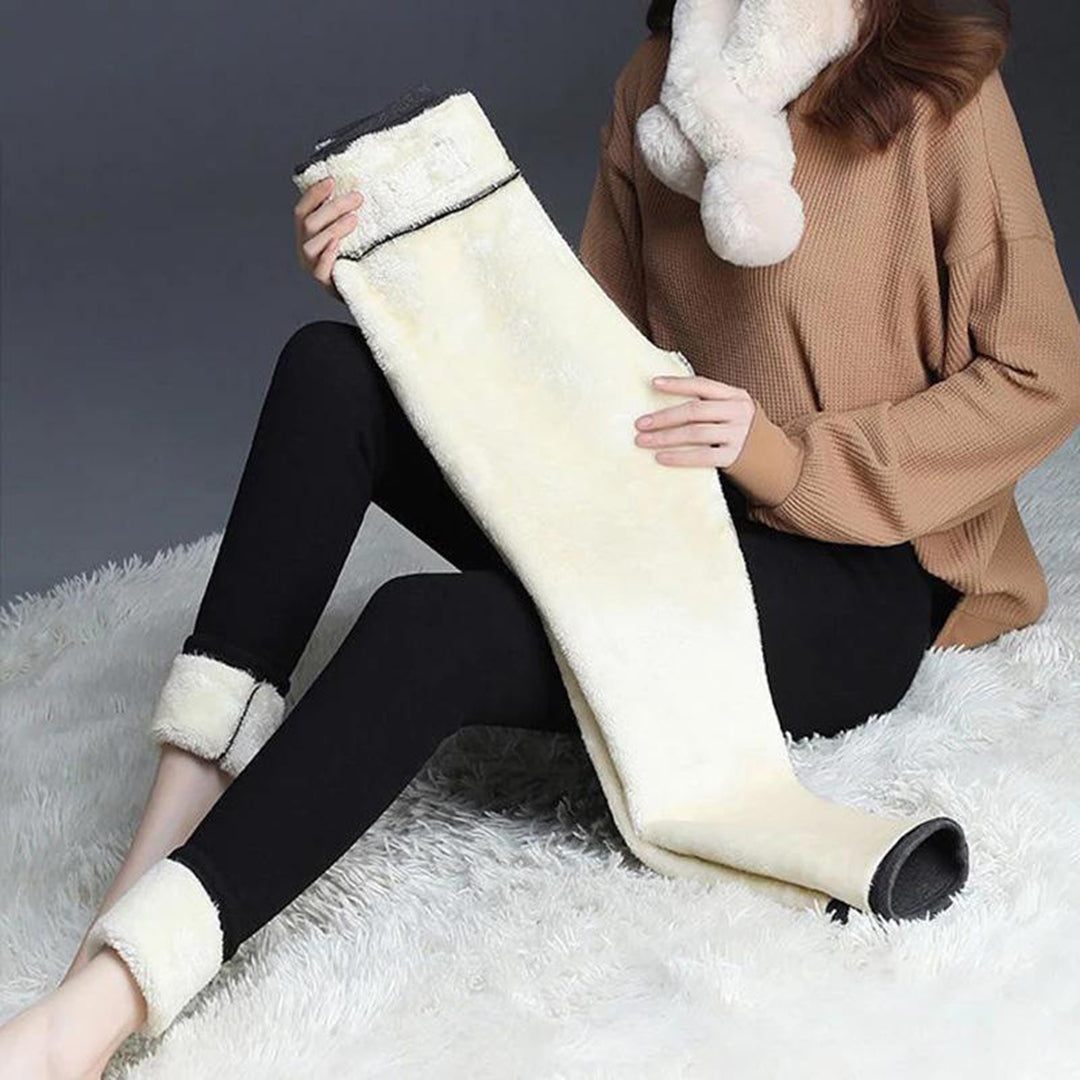 Women’s Winter Leggings | High Waist & Warm | Thick Pants | Ankle Length