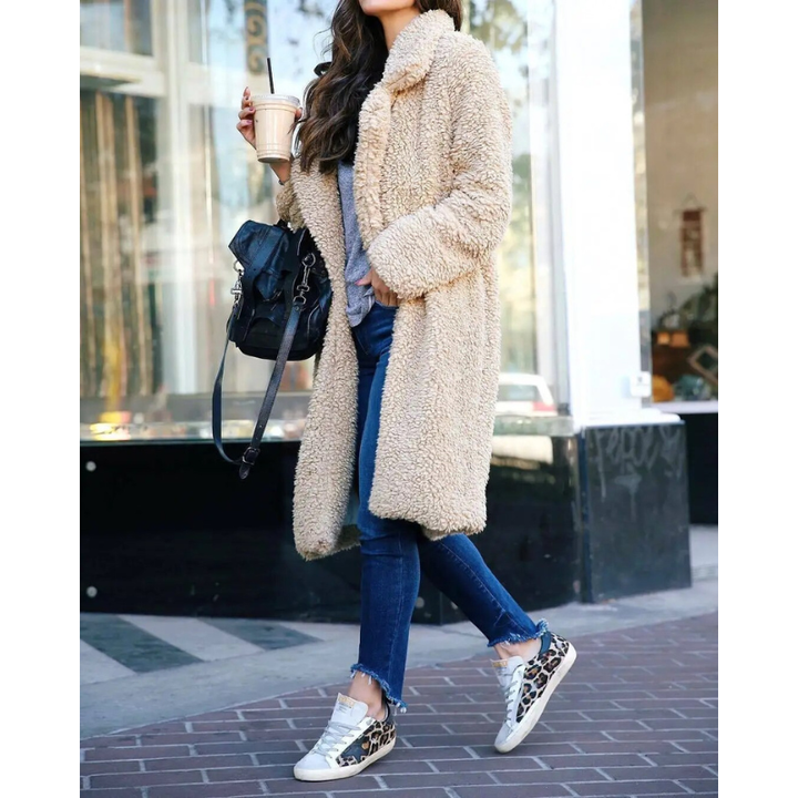Fluffy Jacket Womens | Winter Clothing | Long Warm Coat