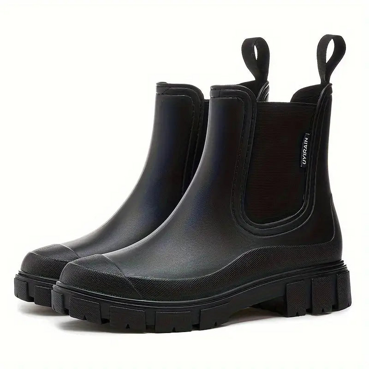 Women’s Boots | Waterproof Mid-Calf Rain Boots | Elastic & Anti-Slip Design