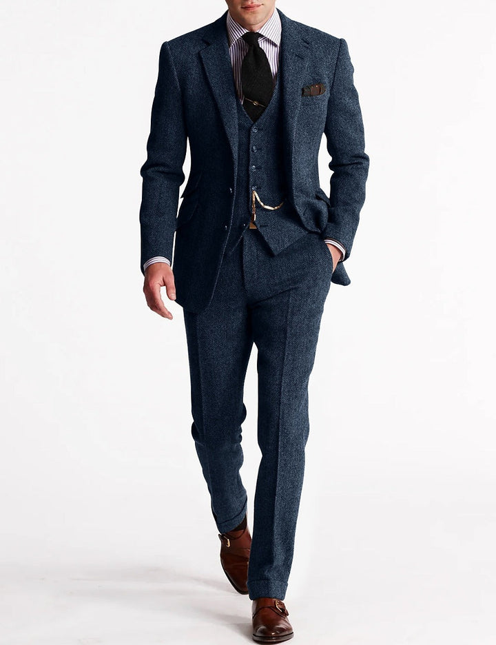 Men’s Set | Elegant Three Piece Suit | Formal Mens Clothing