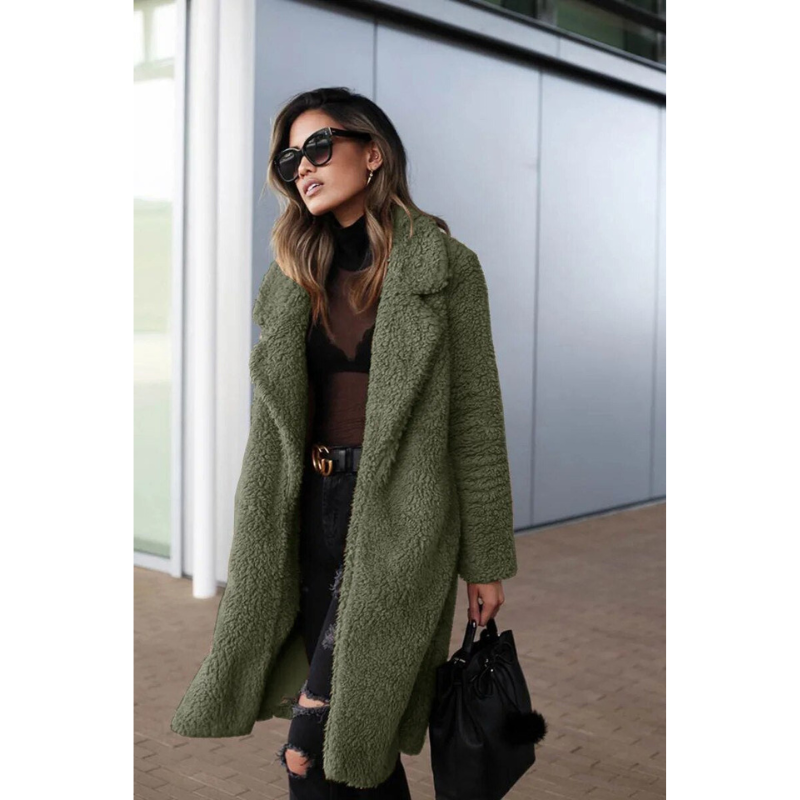 Fluffy Jacket Womens | Winter Clothing | Long Warm Coat