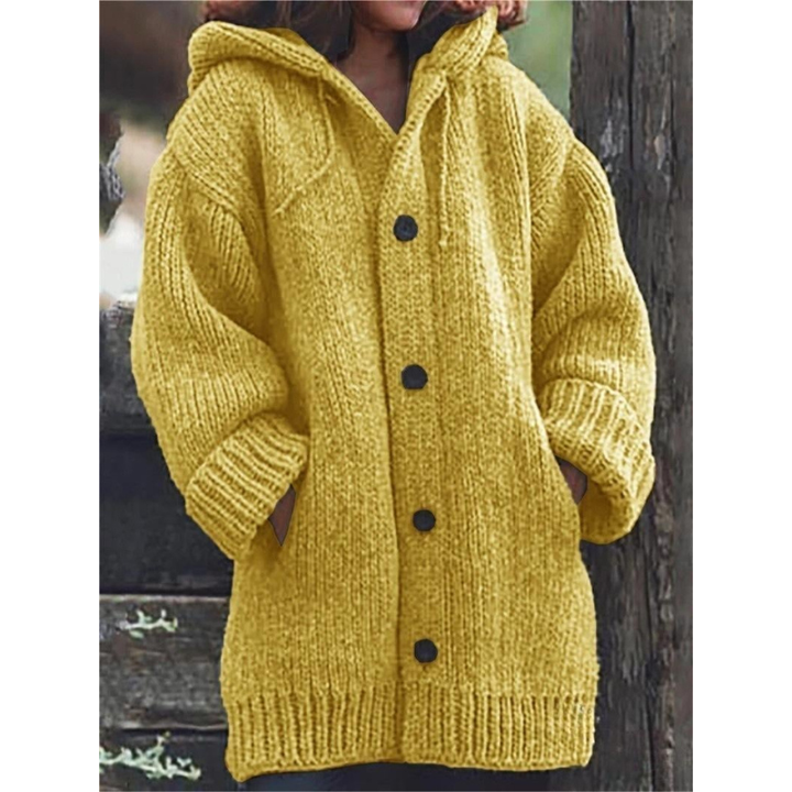 Women’s Cardigan | Long Hooded Knitwear | Cozy Womens Clothing