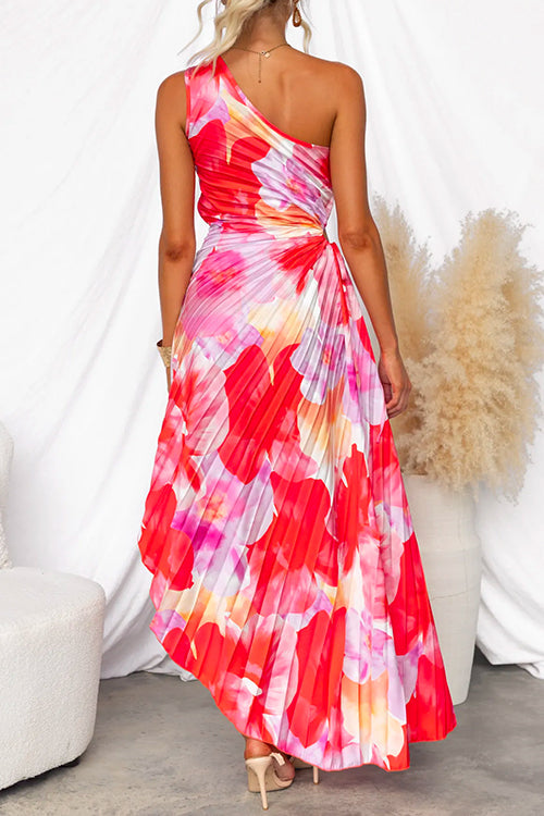 Women's Maxi Dress | One Shoulder Floral | Elegant Dresses Style