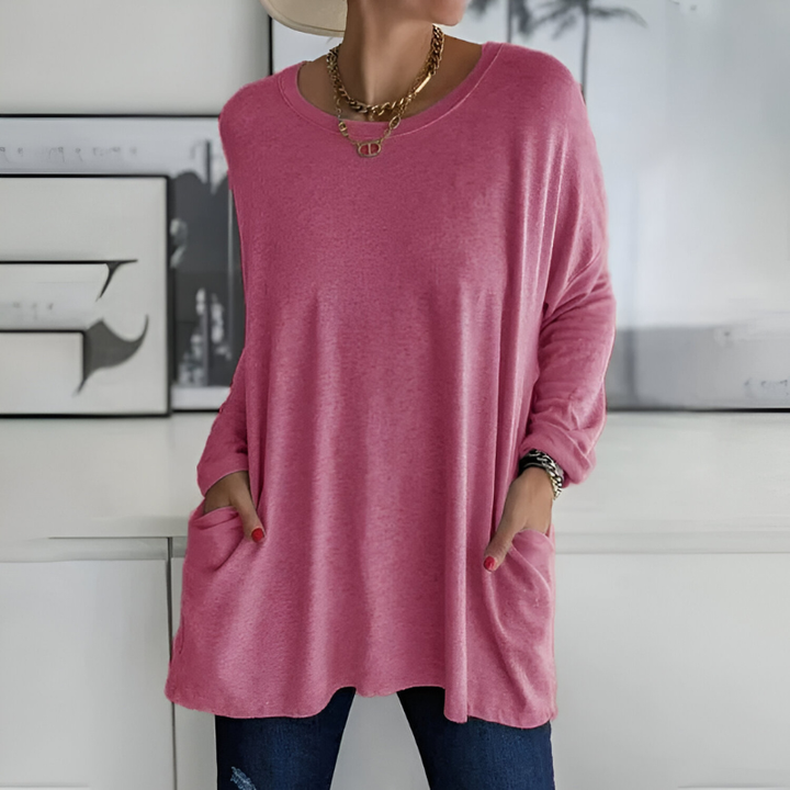 Women’s Jumpers | Casual Clothing | Oversized Round-Neck Sweater