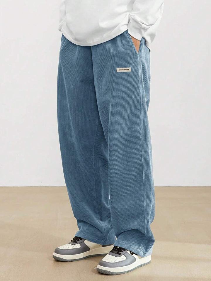 Men's Corduroy Pants | Loose-Fit & Straight Leg | Casual & Comfortable | Timeless Style