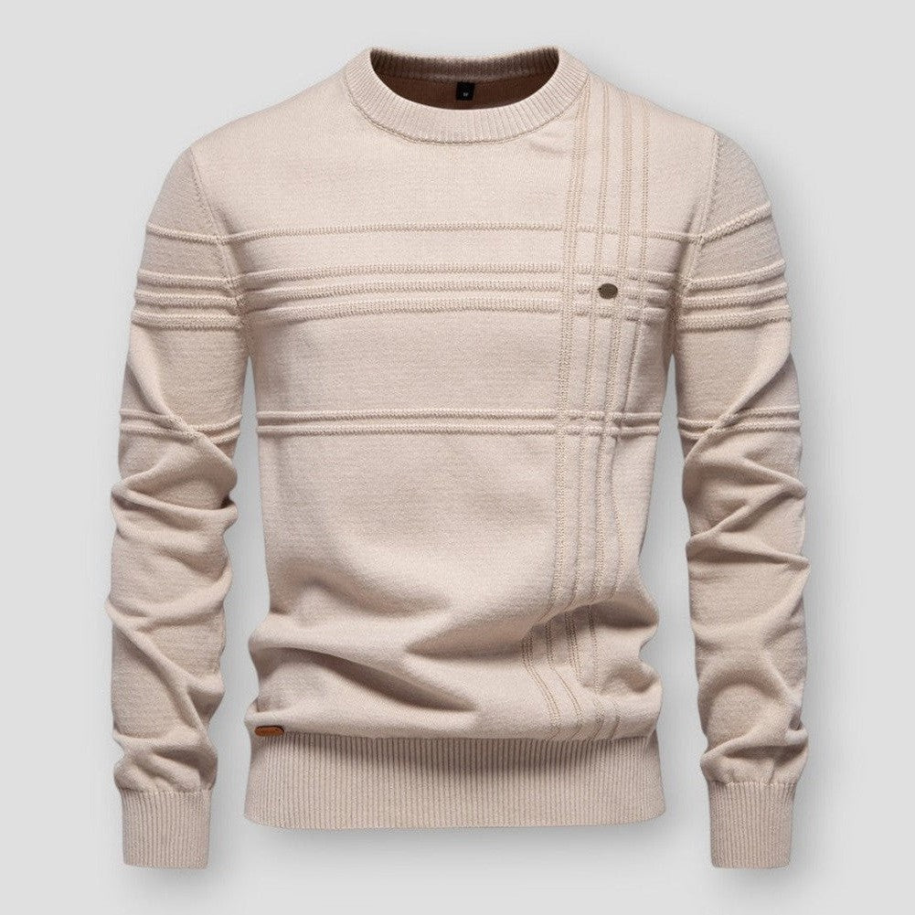 Men's Sweatshirt | Classic Crew-Neck Knit | Stylish Mens Clothing