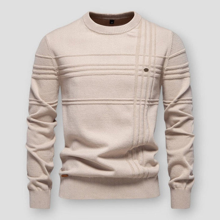Men's Sweatshirt | Classic Crew-Neck Knit | Stylish Mens Clothing
