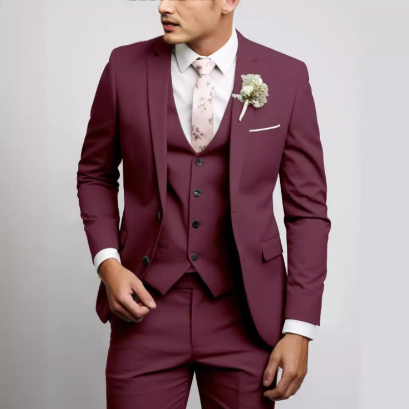 Men’s 3-Piece Suit | Slim Fit Design | Wedding Look | Mens Clothing