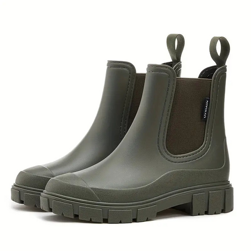 Women’s Boots | Waterproof Mid-Calf Rain Boots | Elastic & Anti-Slip Design
