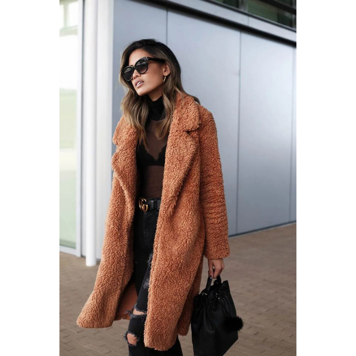 Fluffy Jacket Womens | Winter Clothing | Long Warm Coat