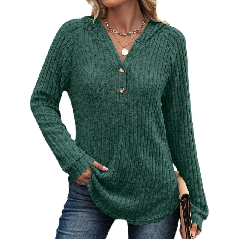 Women's Jumper | Ribbed Long Sleeve Top | Casual Clothing