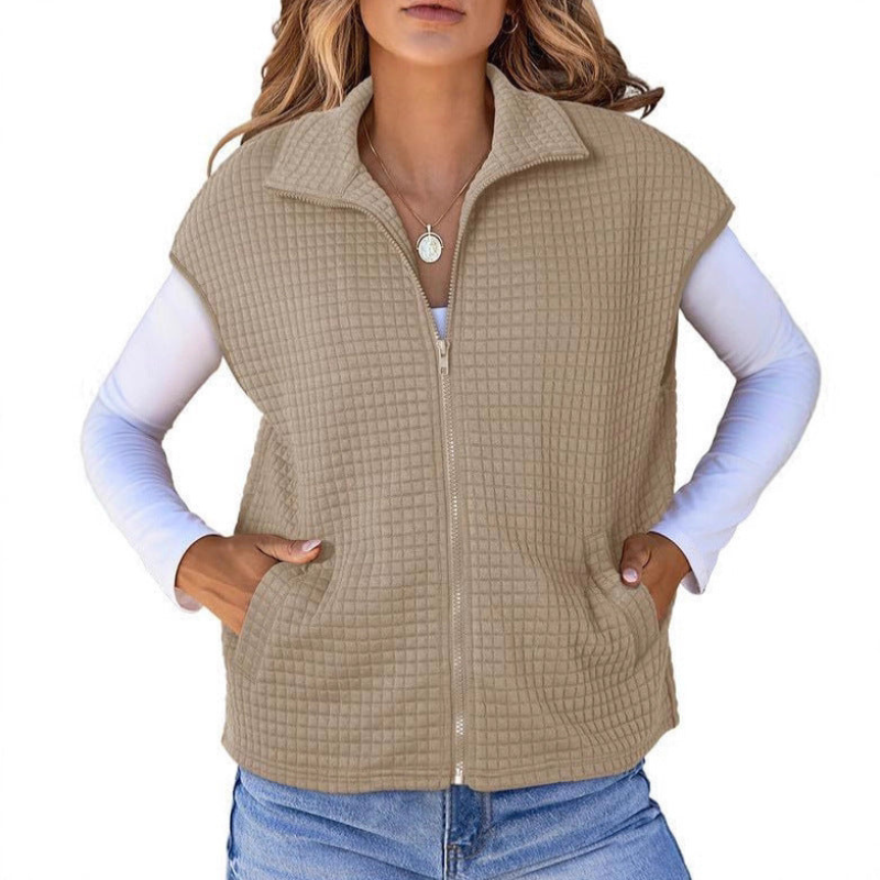 Gilet Womens | Quilted Padded Vest | Winter Clothing