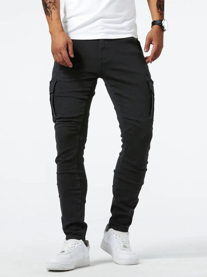 Mens Cargo Pants | Slim Denim Fit | Urban Mens Clothing