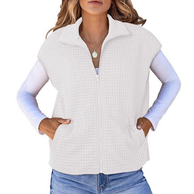Gilet Womens | Quilted Padded Vest | Winter Clothing