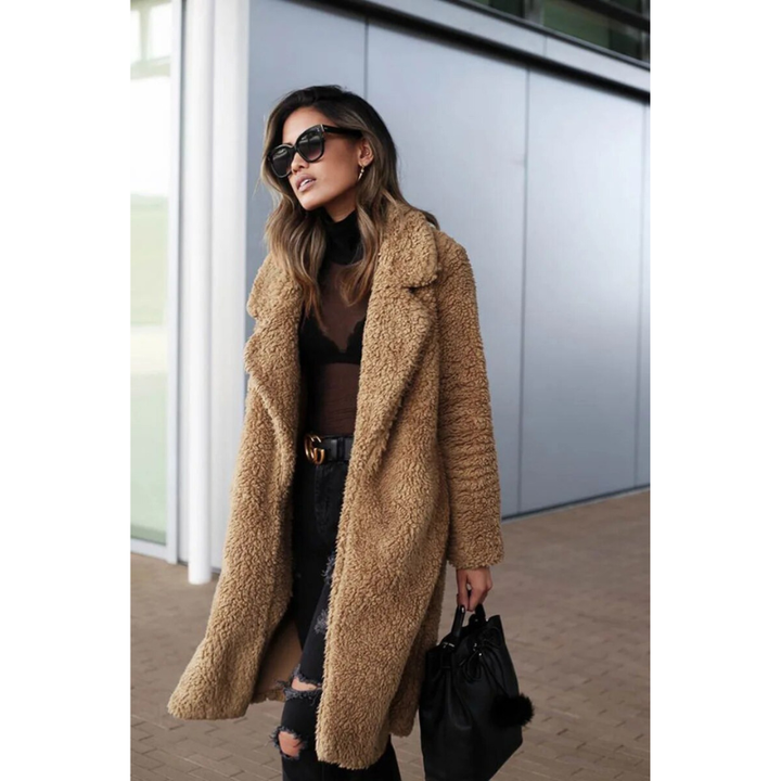 Fluffy Jacket Womens | Winter Clothing | Long Warm Coat