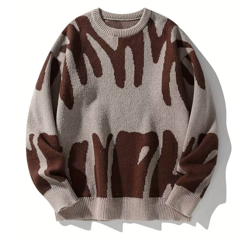 Women’s Jumper | Retro Loose Knit | Trendy Sweater