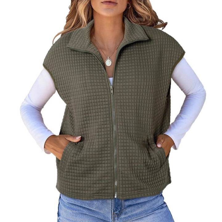 Gilet Womens | Quilted Padded Vest | Winter Clothing