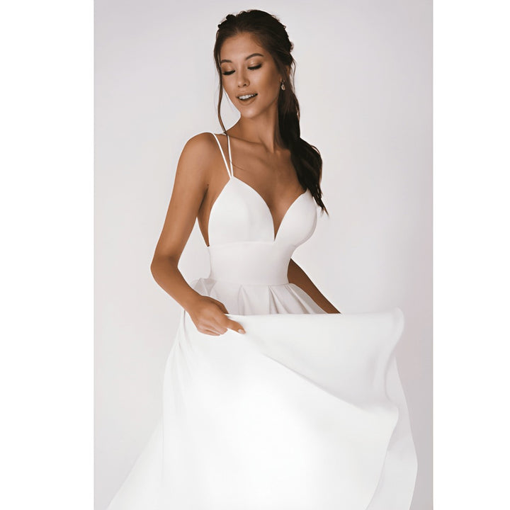 Women's Dresses | Elegant Deep V Gown | Formal Dresses Style