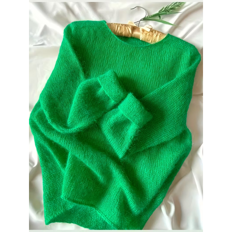 Women’s Jumpers | Lightweight Sweater | Round Neck Casual Top