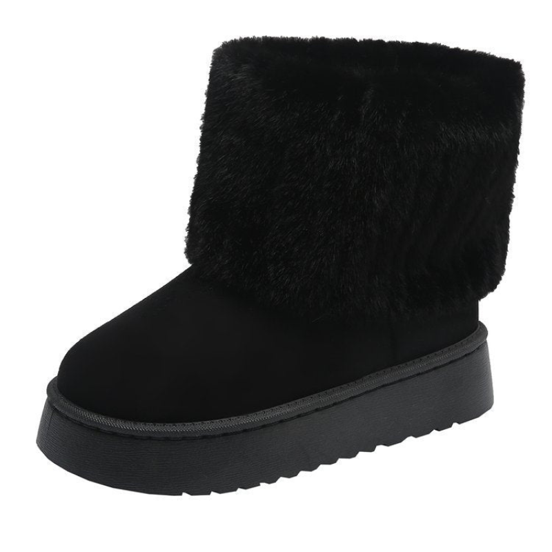 Women’s Warm Snow Boots | Short Ankle Chelsea | Casual Winter Shoes