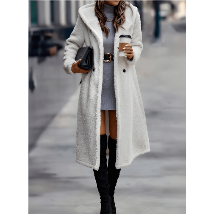 Fluffy Jacket Womens | Winter Clothing | Long Hooded Coat