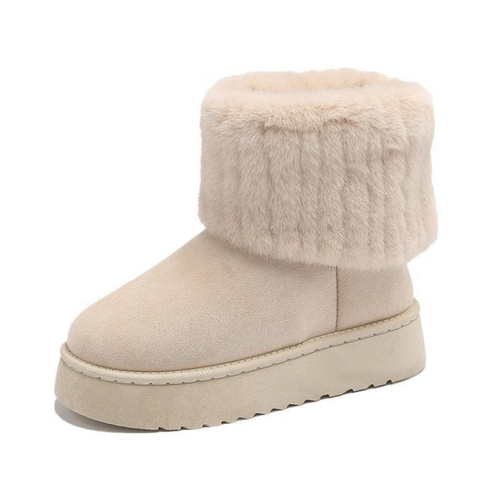 Women’s Warm Snow Boots | Short Ankle Chelsea | Casual Winter Shoes
