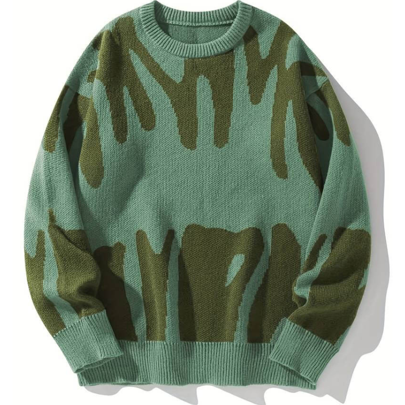 Women’s Jumper | Retro Loose Knit | Trendy Sweater
