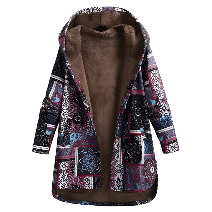 Women’s Jacket | Classic Floral Clothing | Hooded Winter Comfort