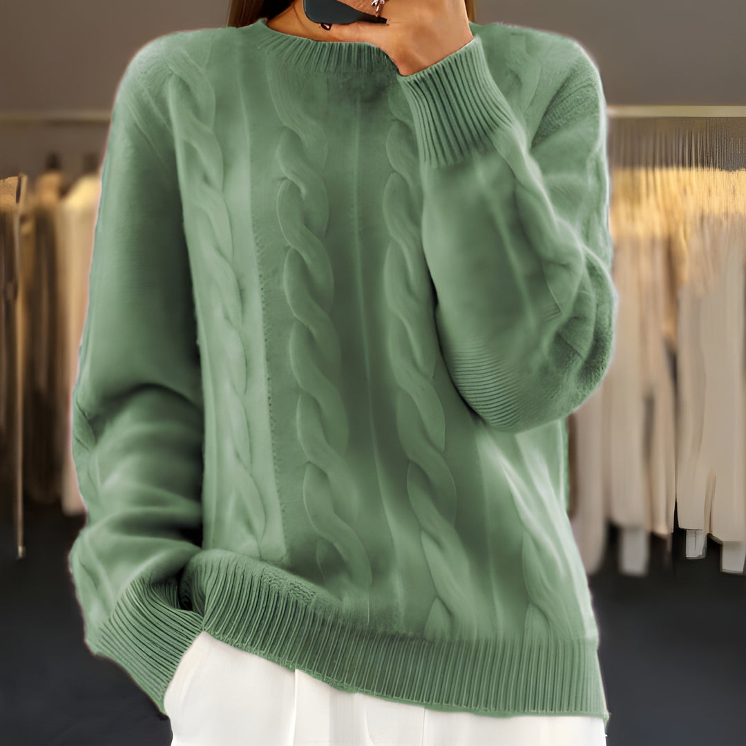 Women’s Jumper | Winter Knitted Sweater | Round Neck