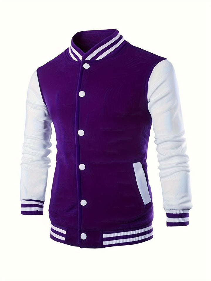 Men’s Jacket | Retro Casual | With Buttons | Autumn