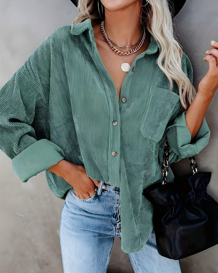 Women’s Shirt Jacket | Long Sleeves | Casual & Cosy Fit