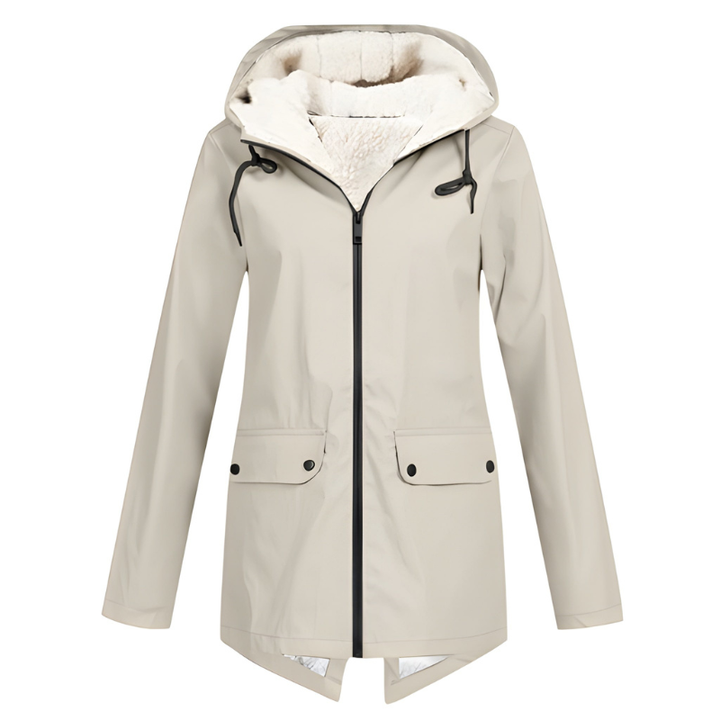Women’s Coat | Waterproof Hooded Winter Clothing | Elegant Trench Style