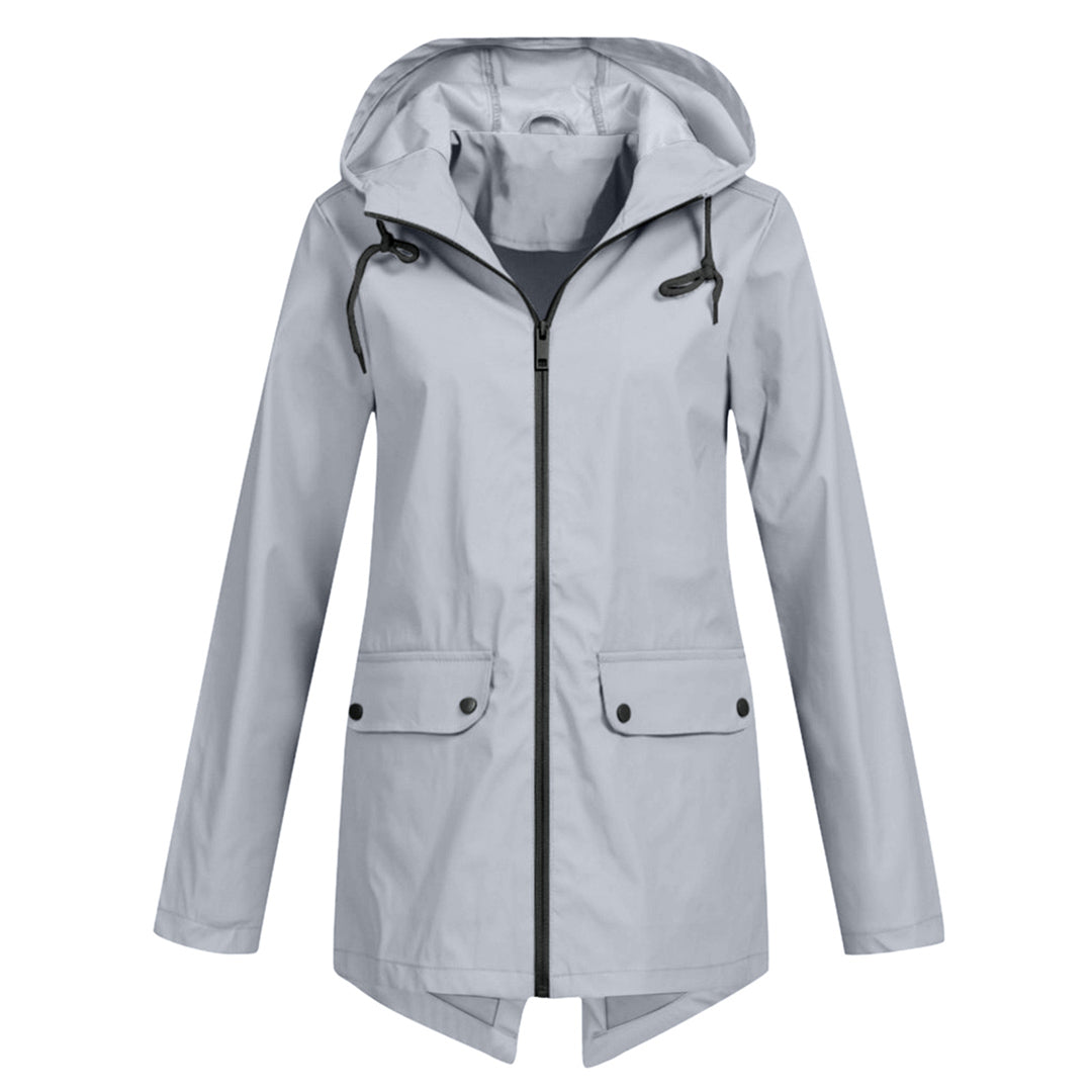 Women’s Windbreaker Jacket | Lightweight & Windproof | Hooded Zip-Up | Water-Resistant Hiking Coat
