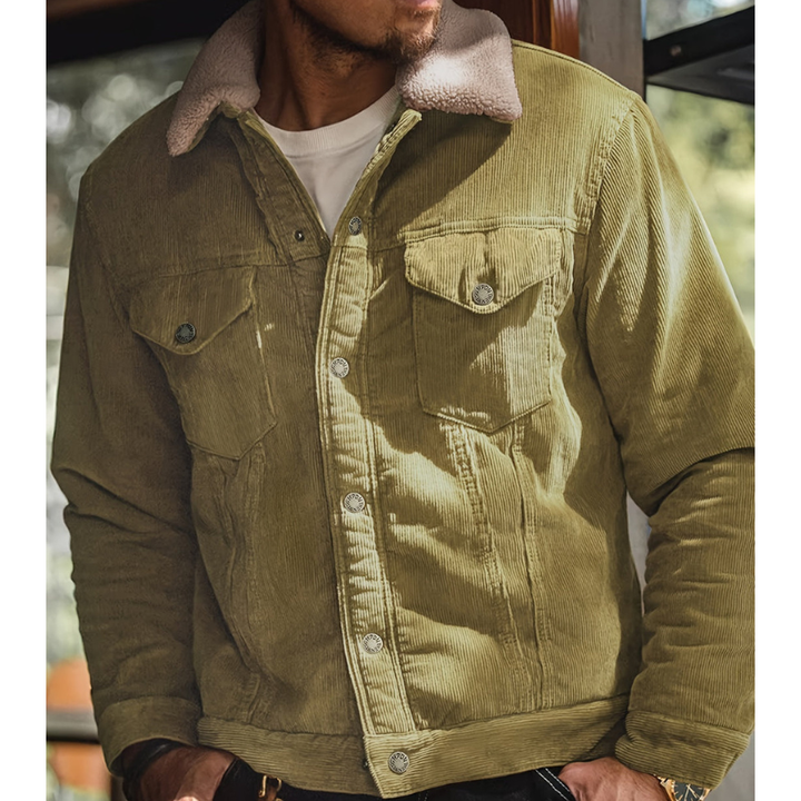 Men’s Jacket | Vintage | With Buttons Easy Fit | Winter