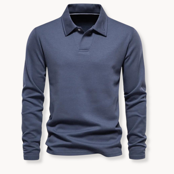 Men’s Polo Shirt | Long Sleeve Polo | Timeless Style |  Men’s Clothing