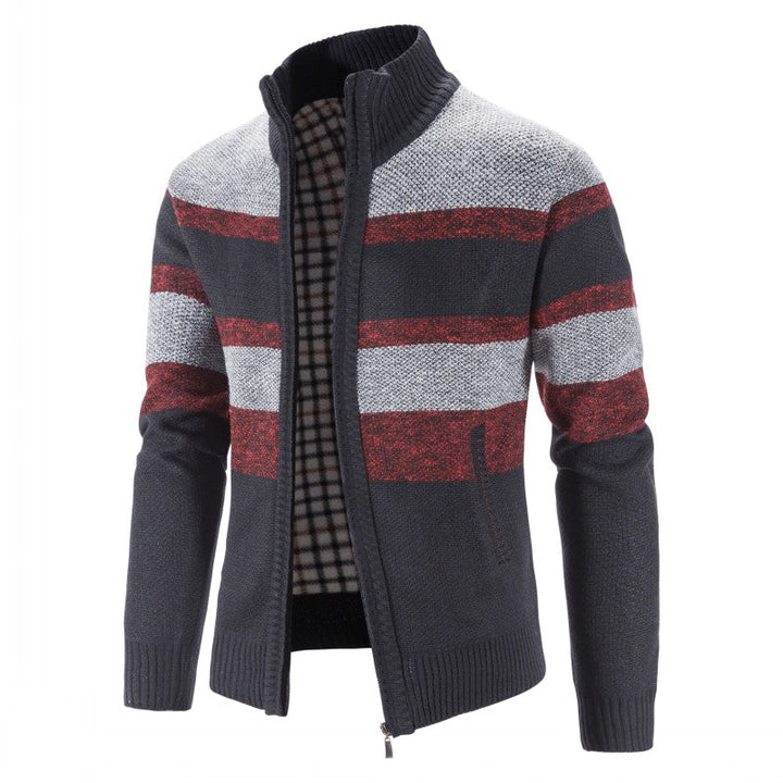 Mens Winter Jackets | Warm Zip Knit Jacket Style | Everyday Mens Clothing